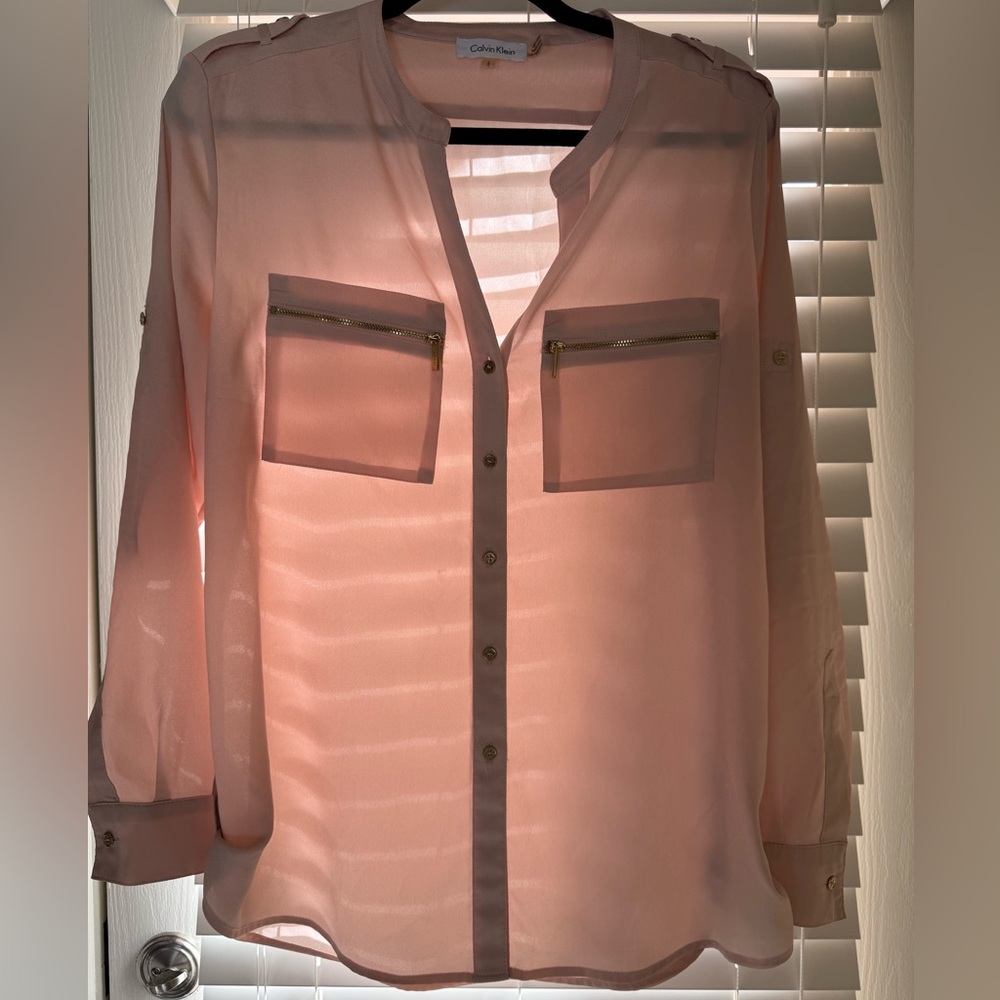 Calvin Klein Light Pink Blouse